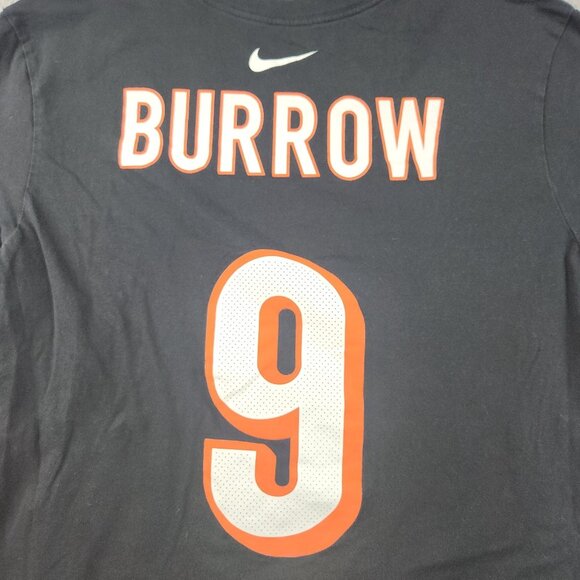 Cincinnati Bengals Shirt Men's XL Joe Burrow Black Short Sleeve NFL NIke TEE - Picture 4 of 10